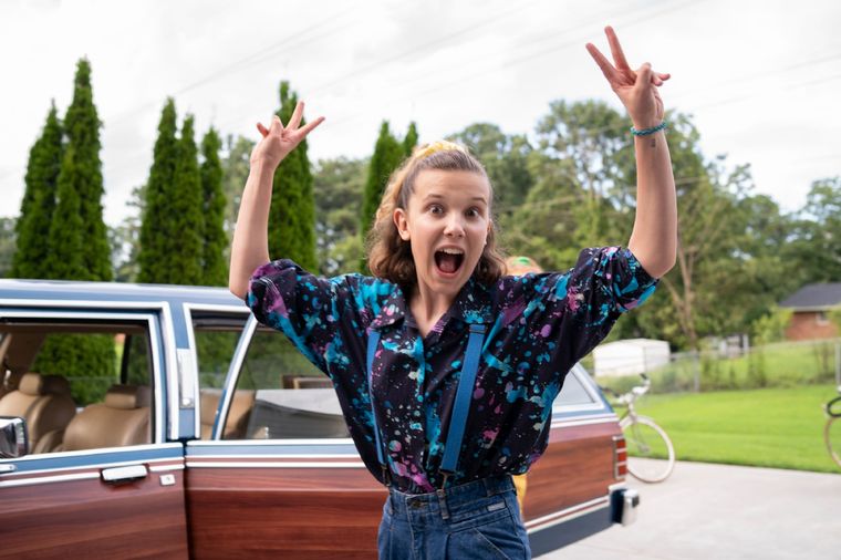 Millie Bobby Brown se transformó en la protagonista de Stranger Things