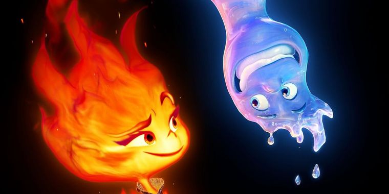 Conoce a Ember y Wade, las estrellas de Elemental