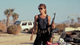 Linda Hamilton en Terminator 2
