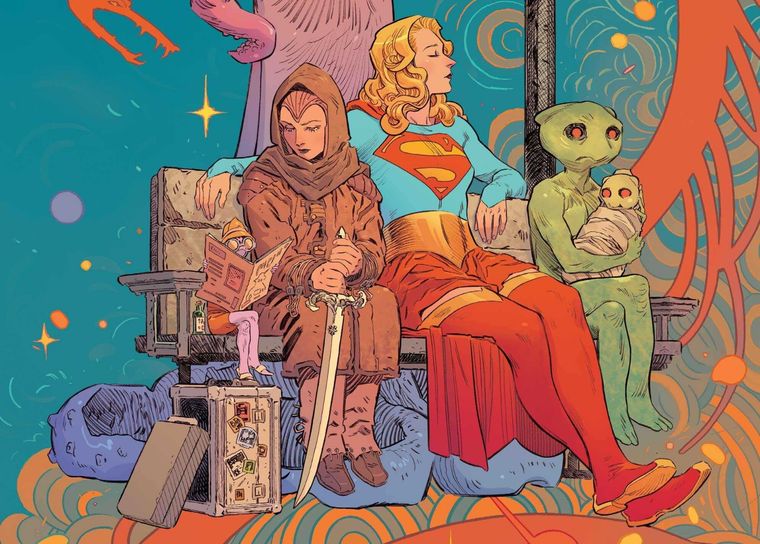 Kara Zor-El y Ruthye Mary Knolle. Kara Zor-El y Ruthye Mary Knolle.