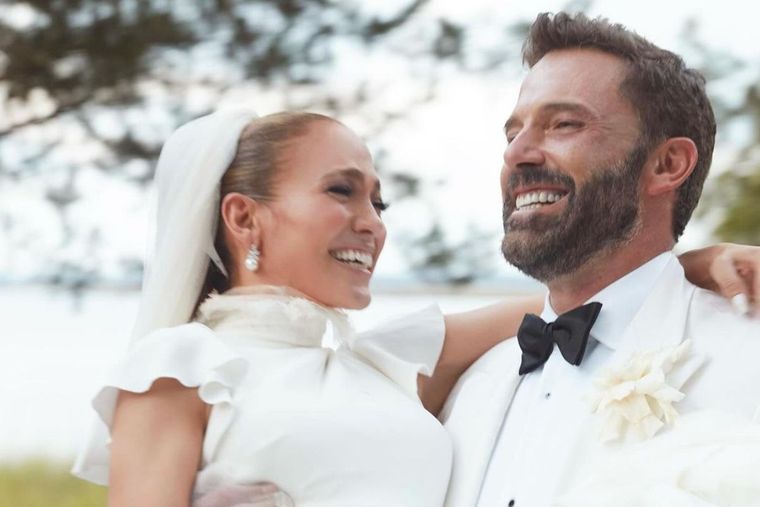 Jennifer López y Ben Affleck se casaron el 20 de julio del 2022.
