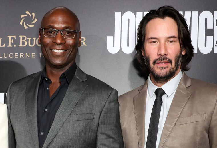 Keanu y Lance en la premiere de John Wick 2