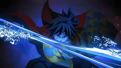 Giyu Tomioka en la aclamada película de Demon Slayer. Giyu Tomioka en la aclamada película de Demon Slayer.