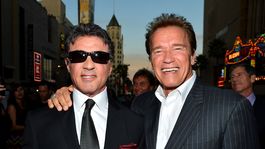 Foto: Silvestre y Arnold, juntos.