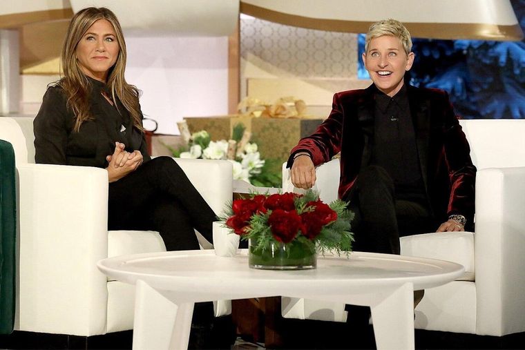 Jennifer Aniston y Ellen DeGeneres en el último porgrama de Ellen