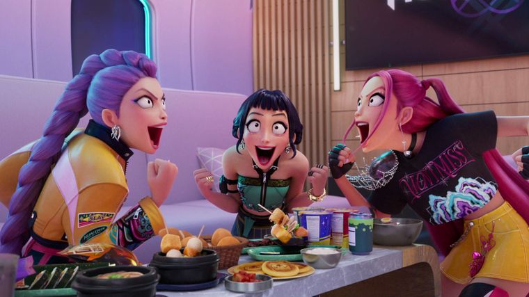 Las guerreras k-pop ganó todas las categorías a las que estaba nominada en los premios a la animación. Las guerreras k-pop ganó todas las categorías a las que estaba nominada en los premios a la animación.