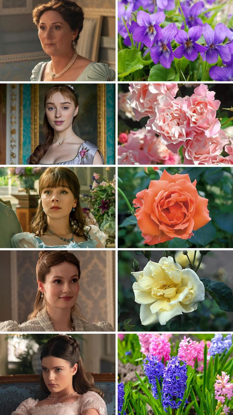 El detalle en el nombre de las mujeres de la familia Bridgerton: todos relacionados a una flor El detalle en el nombre de las mujeres de la familia Bridgerton: todos relacionados a una flor