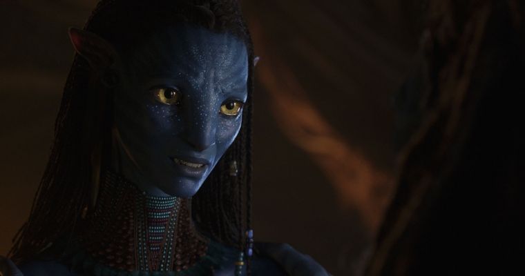 Neytiri pudo ver la nueva película