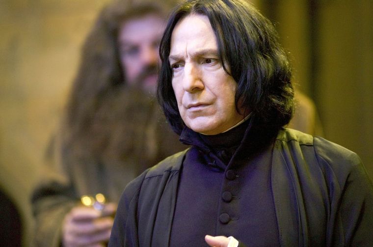 Alan Rickman siempre será el profesor Severus Snape de Harry Potter