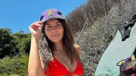 Génesis Rodríguez enamoró a todos desde la playa Génesis Rodríguez enamoró a todos desde la playa