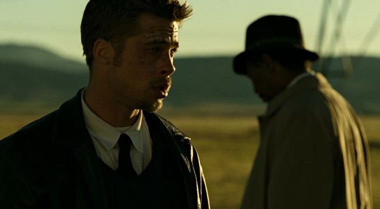 Brad Pitt y Morgan Freeman protagonizan Se7en: los siete pecados capitales. Brad Pitt y Morgan Freeman protagonizan Se7en: los siete pecados capitales.