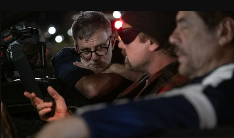 Paul Thomas Anderson dirigiendo Una batalla tras otra. Paul Thomas Anderson dirigiendo Una batalla tras otra.