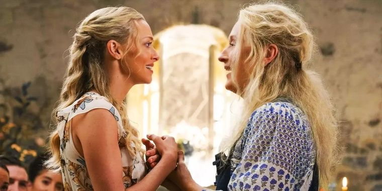 Amanda Seyfried y Meryl Streep son las protagonistas del musical Mamma Mia!