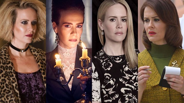 Algunos de los personajes que interpretó Sarah Paulson en AHS. Algunos de los personajes que interpretó Sarah Paulson en AHS.