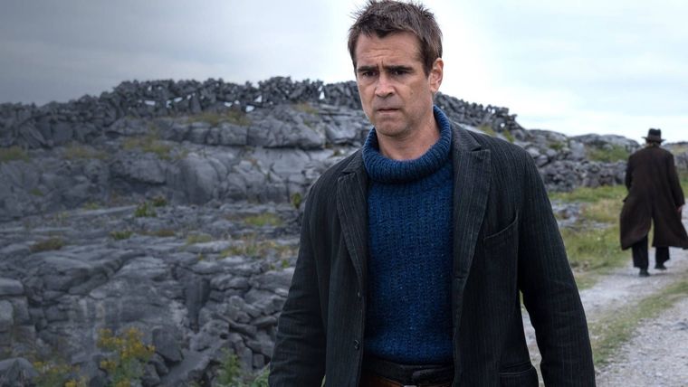 Colin Farrell en Los espíritus de la isla.