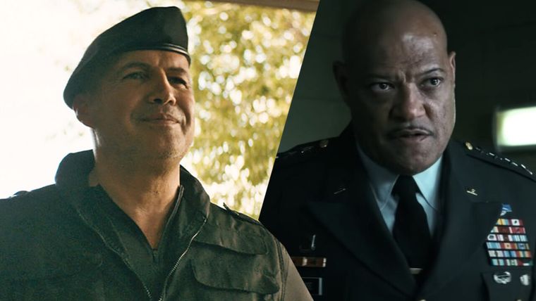 Laurence Fishburne y Billy Zane dan vida al&nbsp;General Barrett Fasoose y al Comandante de Brigada Enos Queeth, villano de la historia.