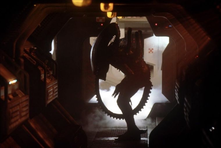 El terrible xenomorfo en la primera película de la franquicia