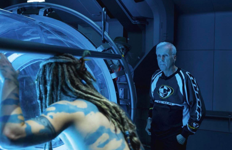 James Cameron en el set de Avatar. James Cameron en el set de Avatar.