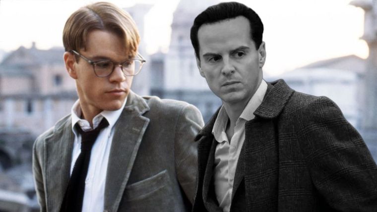 Matt Damon le da vida a Tom Ripley en El talentoso Sr. Ripley (1999), mientras que en la nueva serie de Netflix el personaje es interpretado por Andrew Scott.