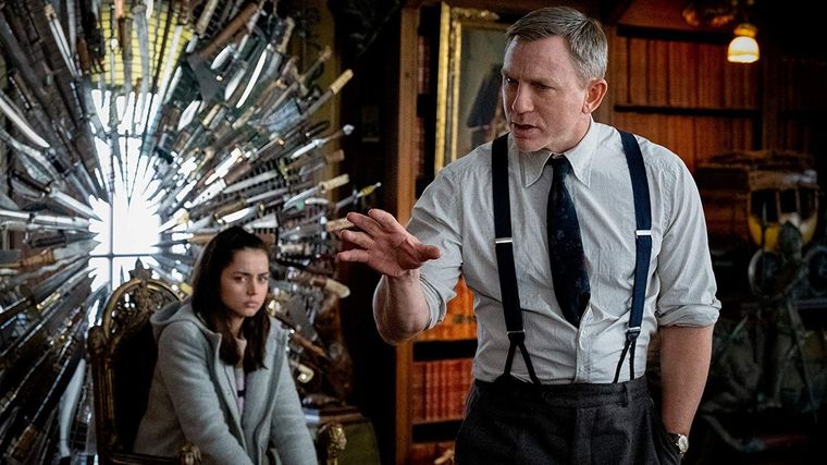 Daniel Craig en la primera película de Knives Out