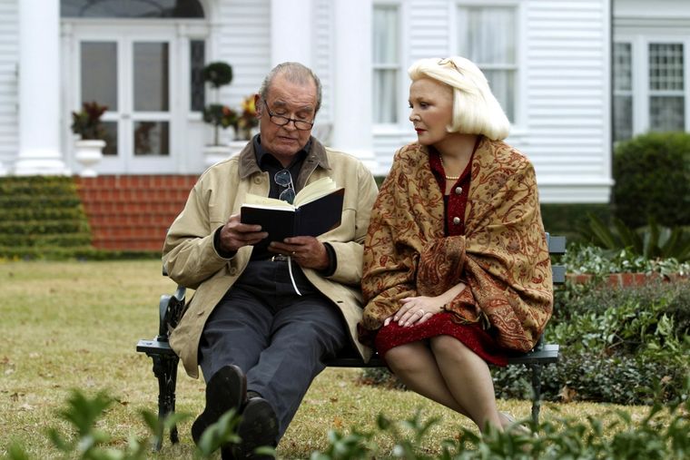 Gena Rowlands junto a James Garner en The Notebook