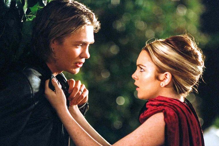 Chad Michael Murray y Lindsay Lohan en Un viernes de locos. Chad Michael Murray y Lindsay Lohan en Un viernes de locos.