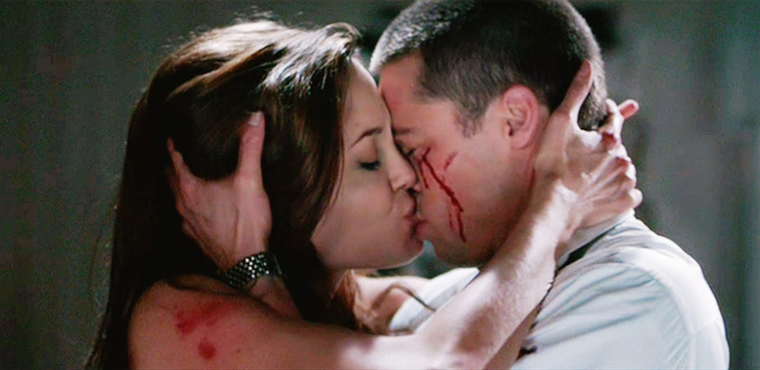 La química entre Angelina Jolie y Brad Pitt traspasó la pantalla. La química entre Angelina Jolie y Brad Pitt traspasó la pantalla.