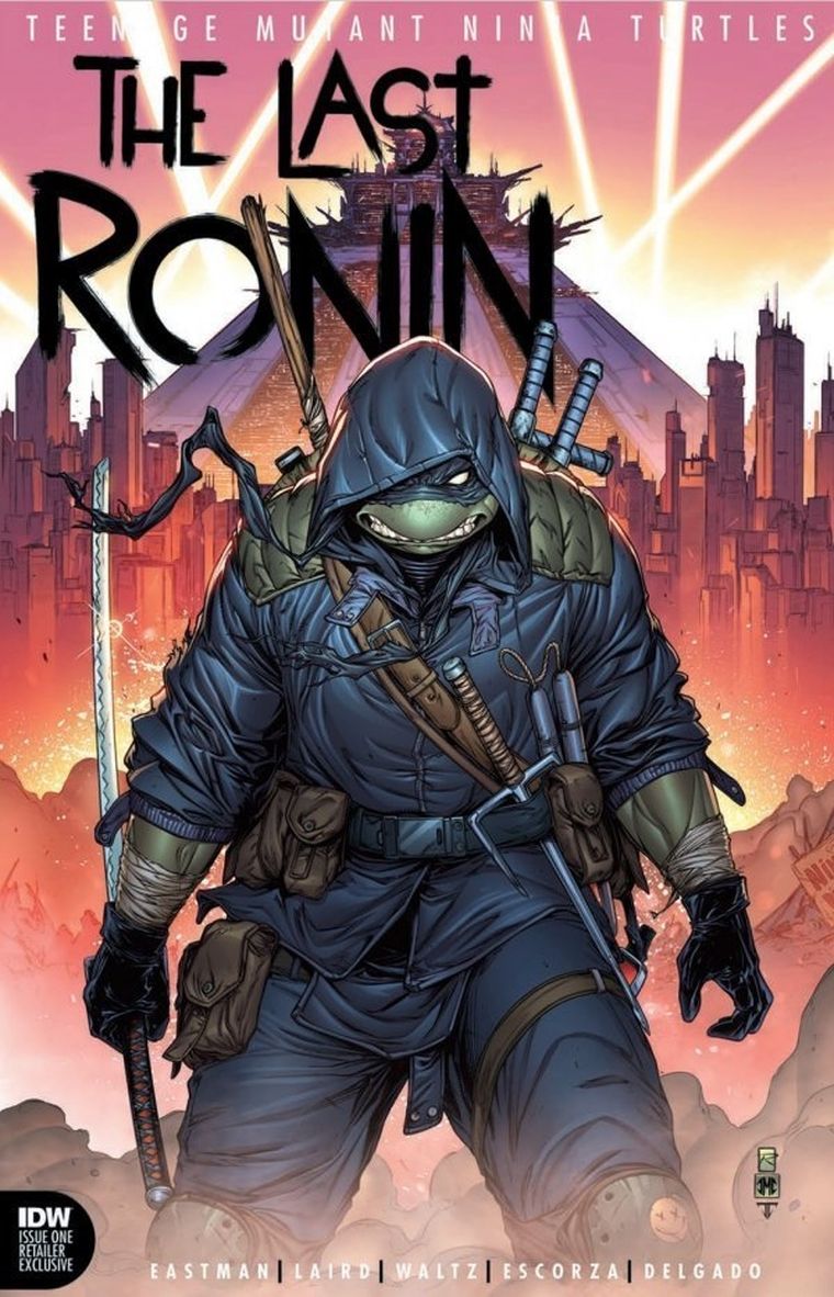 Cover de la aclamada saga de cómics de Las Tortugas Ninja, "The Last Ronin". Cover de la aclamada saga de cómics de Las Tortugas Ninja, "The Last Ronin".