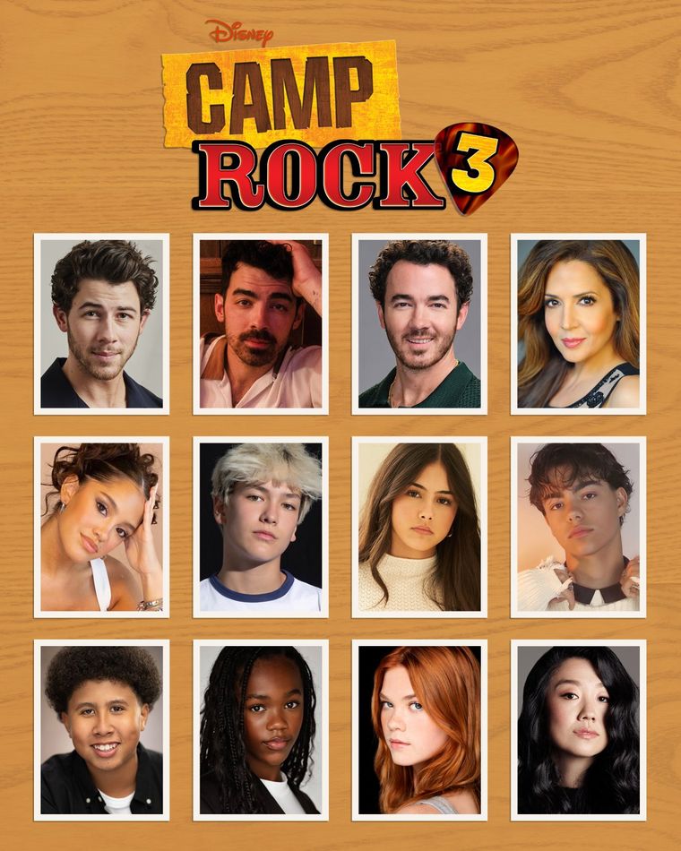 Este es el elenco confirmado para Camp Rock 3. Este es el elenco confirmado para Camp Rock 3. 
