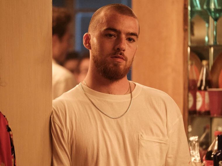 Angus Cloud como Fez, uno de los personajes de Euphoria.