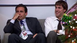 Michael Scott y John Krasinski en The Office