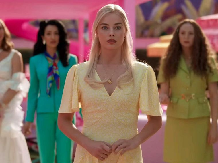 La actriz australiana interpreta a Barbie en la cinta
