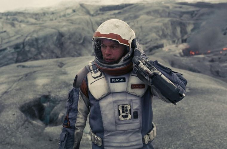 Matt Damon como el Doctor Mann en Interstellar
