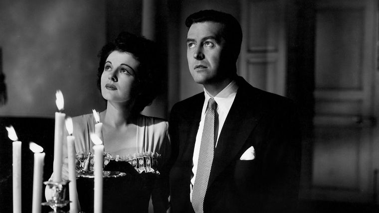 Ray Milland y Ruth Hussey en El mandato de otro mundo (1944).