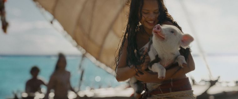 Moana y Pua listos para su aventura live-action.