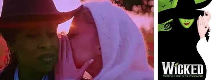 Escena de Wicked: Por siempre | Poster del musical de Broadway. Escena de Wicked: Por siempre | Poster del musical de Broadway.