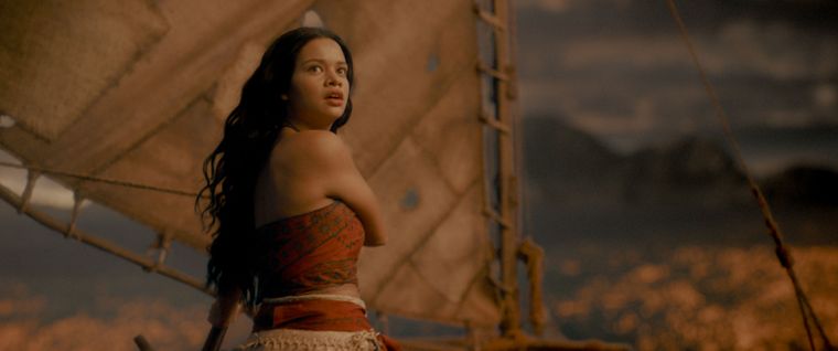 Catherine Laga'aia se convierte en la nueva Moana. Catherine Laga'aia se convierte en la nueva Moana.