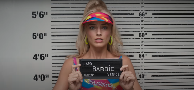 Margot Robbie y su participación en Barbie, que le valió ser la actriz más vista del año