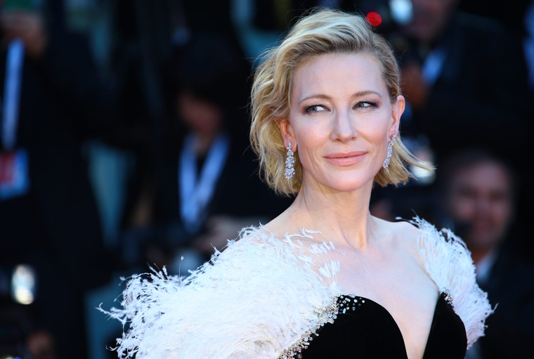 Cate Blanchett sorprendió a todos con su nuevo look