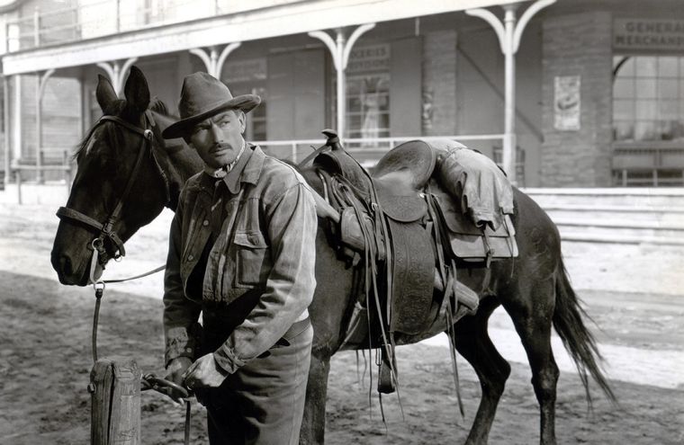 Gregory Peck fue el protagonista del aclamado western, The Gunfighter.