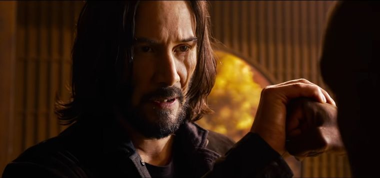 Keanu Reeves en la nueva Matrix