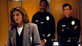 Rene Russo, Danny Glover y Mel Gibson en Arma Mortal 3.