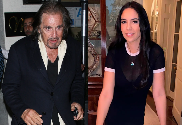 Al Pacino junto a su nueva novia