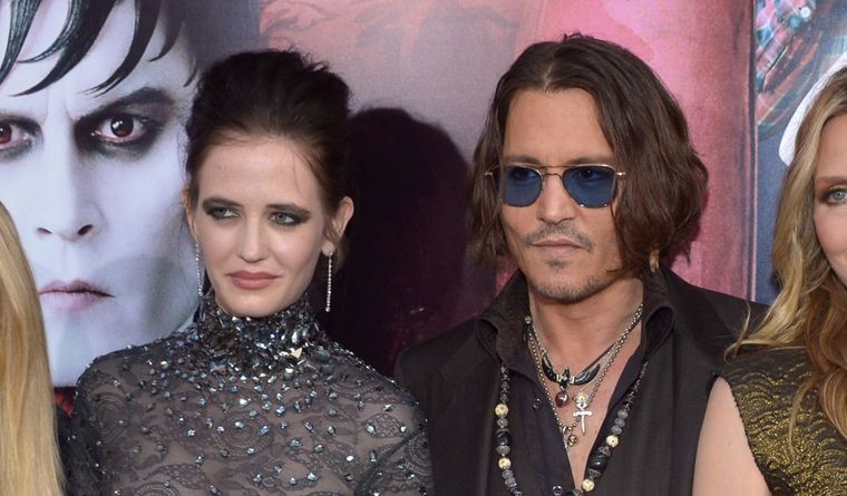 Eva Green junto a Johnny Depp