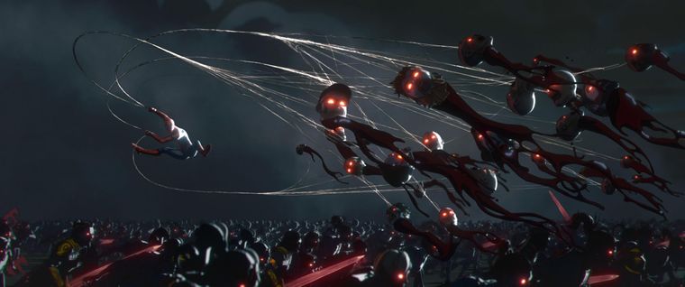 Spidey, que en esta versión no es el responsable de desatar el virus, se luce en las luchas contra los zombies. Spidey, que en esta versión no es el responsable de desatar el virus, se luce en las luchas contra los zombies.