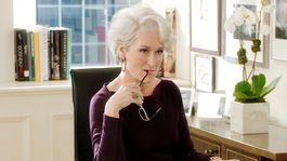 Meryl Streep como la reina de hielo, Miranda Priestly.