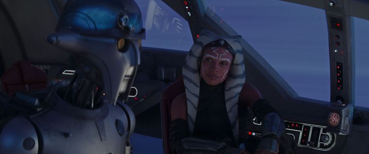 Ahsoka y Huyang en el último episodio, camino a Seatos