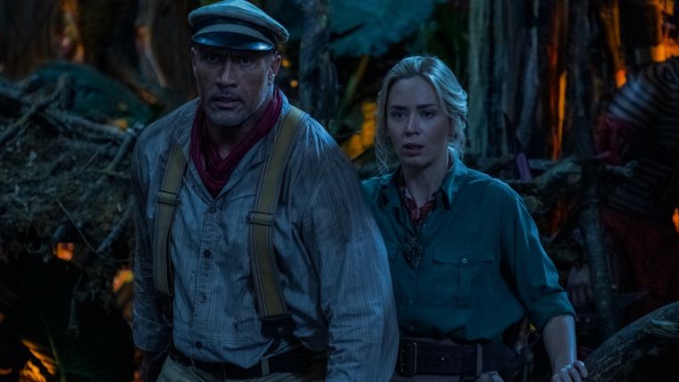Dwayne Johnson y Emily Blunt protagonizaron Jungle Cruise