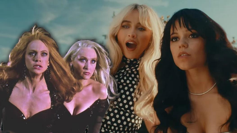 La muerte le sienta bien (1992) es la referencia más obvia en el nuevo videoclip de Sabrina Carpenter