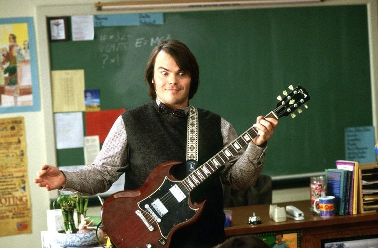 Jack Black en Escuela de rock